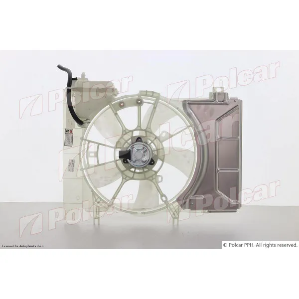 Ventilator hladnjaka sa nosačem TOYOTA YARIS (XP130), 11-; YARIS (XP90), 06-11; 