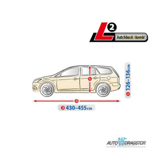 CERADA ZA AUTOMOBIL L2HATCHBACK/KARAVAN,VODOOTPOTNA,OTPORNA NA UV ZRAKE,D 430-455CM,V 126-136CM 