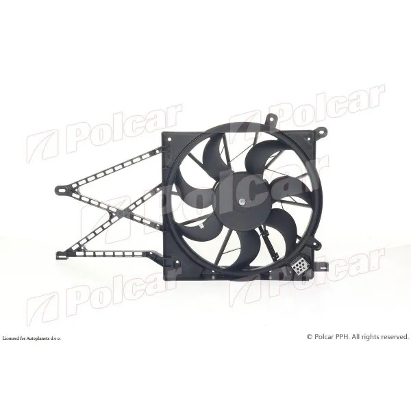 Ventilator hladnjaka sa nosačem OPEL ASTRA G (T98), 98-09; ZAFIRA A (T98), 99-05; 