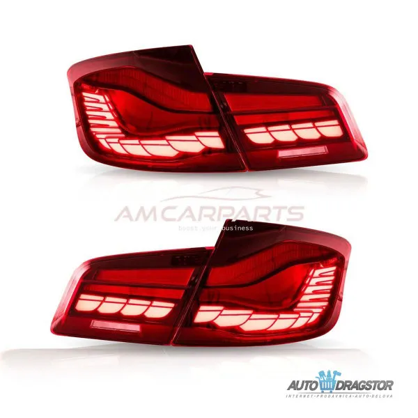 BMW 5 (F10) Sedan 2010-2017 DINAMIČKE LED CRVENE ŠTOP LAMPE  M4 GTS SET 4KOM 